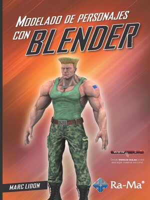 cover image of Modelado de personajes con BLENDER